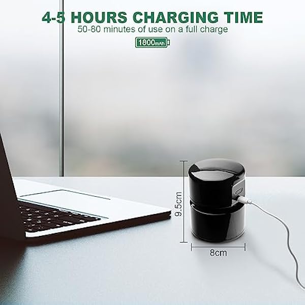 Cuteefun Настольный пылесос мини-настольный пылесос зарядка через USB время работы до 120 минут функция автоматического отключения настольный пылесос с возможностью поворота на 360 для школы офиса дома