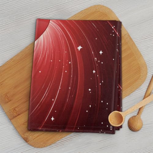 Torchons de cuisine microfibre à séchage rapide motif cœur 45x72 - 5