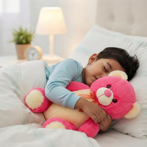 Image of Tabitha Stuffed Toys-Ultra Soft Plush Toy for Kids | Birthday Gifts for Kids and Girls | (30 Cm Pink Teddy)