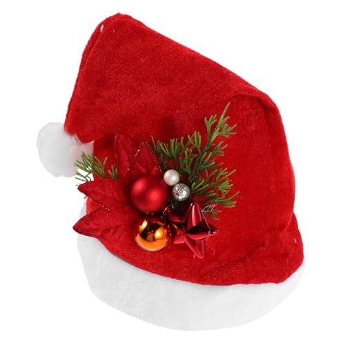 ULTECHNOVO Gorros De Papá Noel Gorro Navideño Festivo Tocados Para Fiestas De Año Nuevo