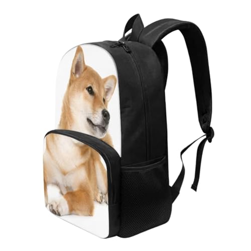 Shiba Inu Brown Backpack for Kids Teens School Bookbag Lightweight Casual Daypack Backpack2