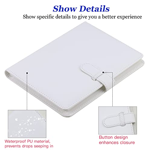 Frankmate 256 Pockets Mini Photo Album for Fujifilm Instax Mini Camera, Leather Photo Album Bookshelf Picture Album Book Simple Design - Image 2