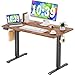 DUMOS Schreibtisch Höhenverstellbar, Ergonomic Elektrischer Schreibtische 120 X 60 cm, Standing Desk, Height Adjustable Tisch, Office Desk Geeignet für Büros, Wohnungen und andere (Braun) Ice 1 günstig Kaufen-DUMOS Schreibtisch Höhenverstellbar, Ergonomic Elektrischer Schreibtische 120 X 60 cm, Standing Desk, Height Adjustable Tisch, Office Desk Geeignet für Büros, Wohnungen und andere (Braun)