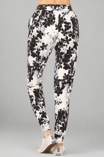 Image of Leggings Depot Premium Jogger Women's Popular Print High Waist Track Pants(S-XL)