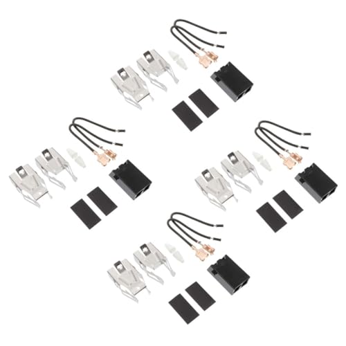 HOMOCONO Stove Burner Covers Kit Replacement Parts 4 Pack Range Stove Receptacle