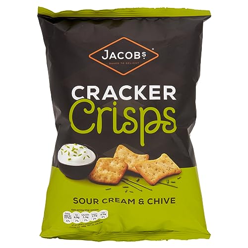 Jacob's Cracker Crisps Sour Cream Chive Sharing Bag Snacks 150 g