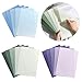 5Pcs Clear File Sleeve Document Test Paper Organizers Pocket Large Capacity Filing Folder for Sutdent Teacher 12x8.5Inch Pockets