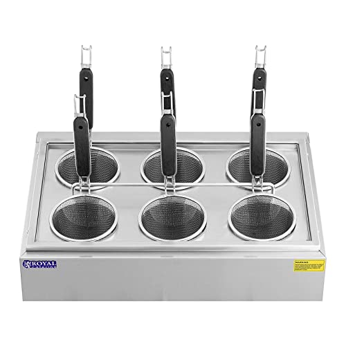 Royal Catering RC-PM006 pasta-koker met 6 manden temperatuur: 30-110 °C pasta-station pastaskoker Gastro - Afbeelding 4