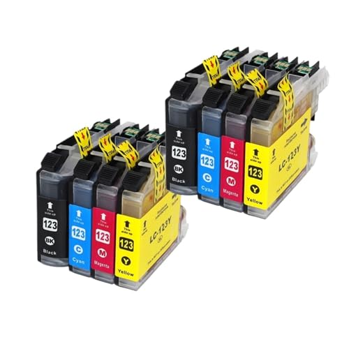 Cartouches LC123 Brother compatibles pour MFC J4410DW et DCP J132W
