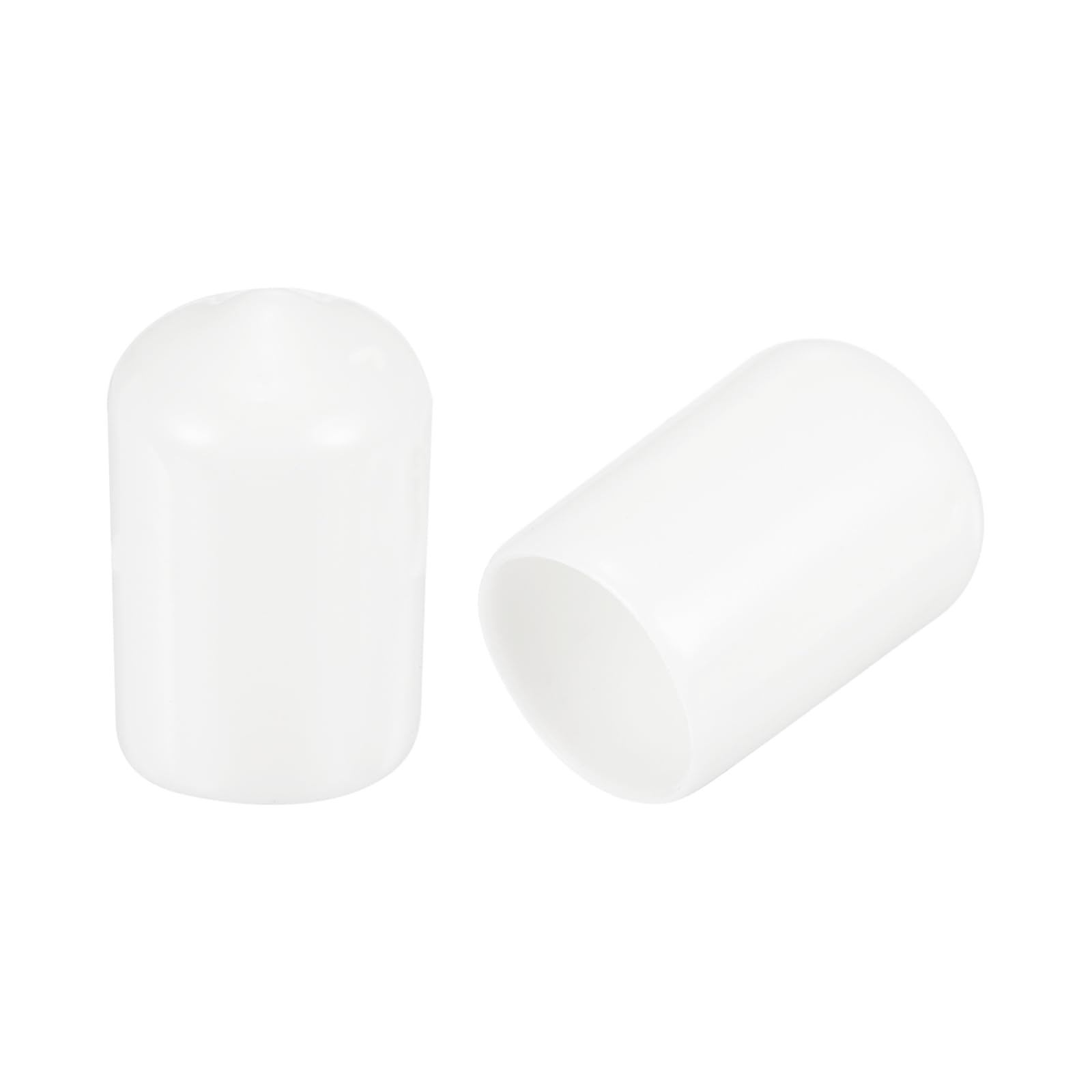 Embouts ronds en caoutchouc pour filetages de vis uxcell 13,5 mm blanc contre les rayures