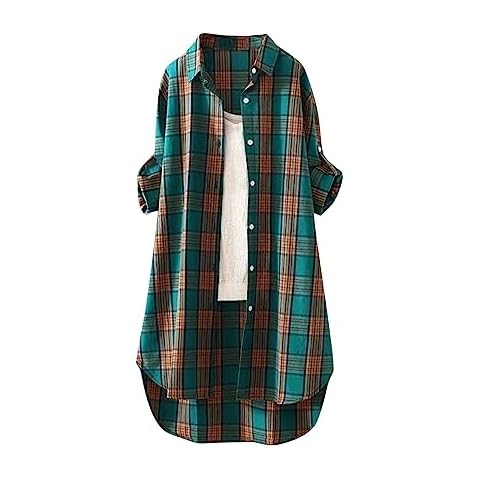Haut Blanc Femme Haut Blanc Femme Blouse Femme Chemise Femme Chic Et Élégant Blouson Femme Mi Saison Tunique Boheme Chemise Femme Double Gaze Cardigan Femme Haut Femme Chemisier Vert 2XL Cover
