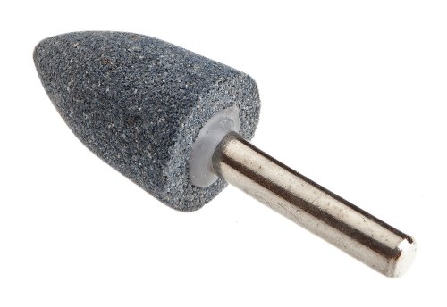 Forney 1-1/4 in. Dia. x 3/4 in. L Aluminum Oxide Stem Mounted Point Cone 38050 rpm 1 pc.