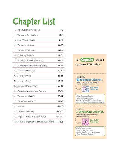 Image of Arihant Computer Capsule Handwritten Notes Exam 2026-27 | For SSC, Railway, Banking, Police, AFCAT, DSSSB, IB, CSAT & Govt Exams | Quick Revision Short Notes with Tricks & Formulas | English Medium
