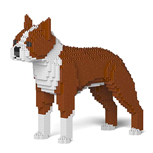 JEKCA Boston Terrier 01S-M02 | Dog Plastic Building Blocks | Age 14+