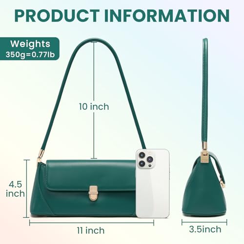 Image of Keyli Vintage Shoulder Bag for Women Retro Classic Handbag Cute Small Purse Fashion Leather Mini Hobo Clutch | Small