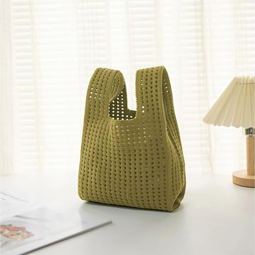 Bolso tejido de muñeca para mujer con nudo miniatura 6