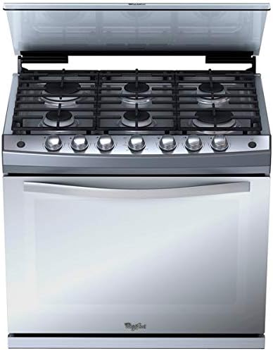 Whirlpool WE6255S Estufa de Acero Inoxidable, 30\