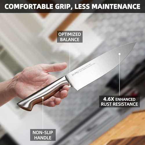 Phantom Iris X5 Knife Block Set - 15pcs High Carbon Stainless Steel