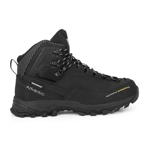 Image of Men Warm Waterproof Hiking Boots | Mid Ankle with Superior Grip | Boots | 3M Insulation | for Hiking Trails, Rugged Terrain | WH1106