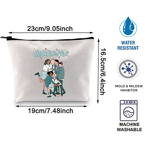 FOTAP HI HI Leaves Zipper Bag Phases Gift Nick and Charlie Gift LGBTQ Gift Boys Love Comics Cosmetic Bag (Hearts) - Image 2