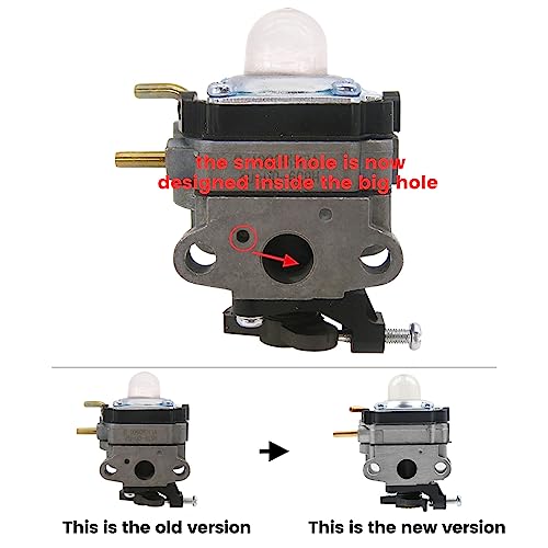 FitBest Carburetor Kit for Ryobi RY251PH RY252CS RY253SS RY254BC 25cc 2-Cycle String Trimmers MTD 753-06258A – Includes Fuel Filter, Fuel Line, Spark Plug – Ideal for Brush Cutters, and Cultivators