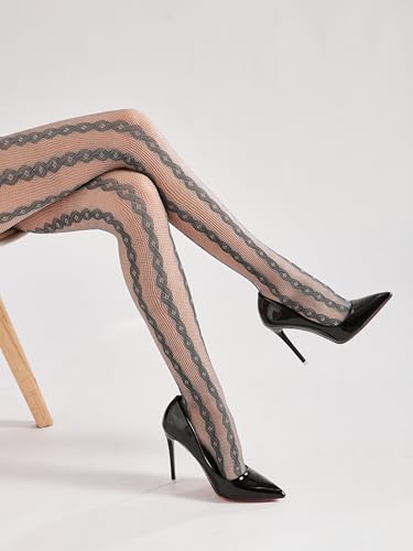 Image of Sahabowi Women Pantyhose, Sheer High Waist Tights, Control Top Stockings, Super Elasticity& Thin Legging