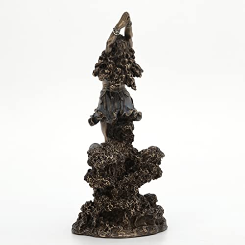 Estatua Veronese Design Yemaya Orishia 10.25" Bronce Resina miniatura 6