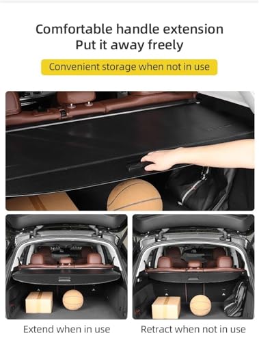 Cubremaletero de cuero para Toyota RAV4 2019-2024 protector retráctil elegante 5