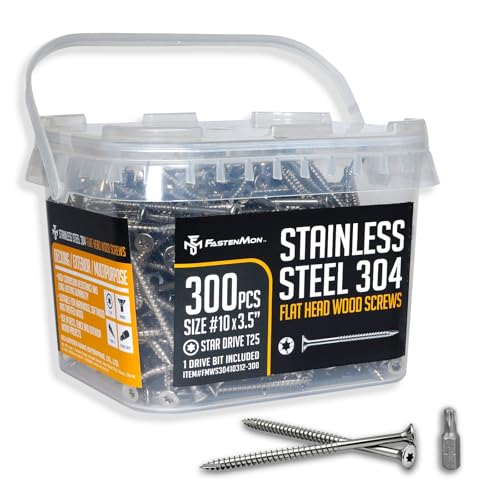Vis à bois extérieur inox 304 quincaillerie fixation terrasse et clôture