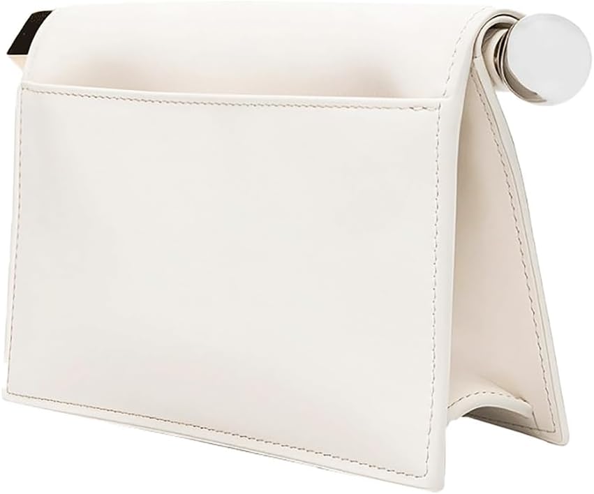 Trendy PU Leather Clutch Bag for Women Versatile Folding Evening Purse Metal Decoration Crossbody for Banquet Party - Image 2