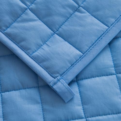 Couverture lestée adulte gris clair pour vos nuits de détente - 4