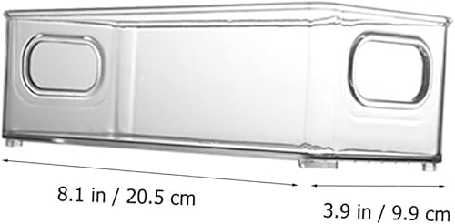Vista 6 de SMASOLO Caja de almacenamiento transparente para refrigerador, versátil organizador de refrigerador para bebidas, frutas y verduras, organiza