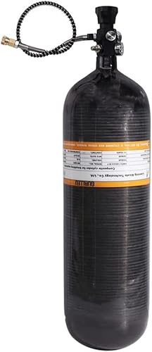 Yasorn M18X1.5 Threads Din Valve Scuba Adapter With Gauge, 30 Mpa/300Bar/4500Psi High Pressure With 22-Inch-Long Black Filling Air Hose For Air Tank, Pcp Air Rifle, Paintball Scuba Fill, And Hpa Tank #TOP6