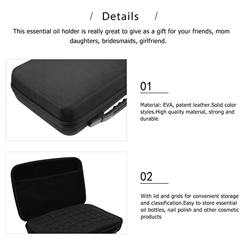 FRCOLOR Óleo Essencial Caixa De Armazenamento Saco de Armazenamento De Viagem Transportando Caso Do