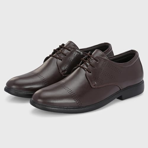 Image of Centrino Formal Shoe for Men | Soft Cushioned Insole for All-Day Comfort | Stylish & Elegant Design | Perfect for Office, Business Casual & Formal Attire 7662