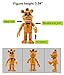 Toysvill FNAF Action Figures (Set of 6 pcs) | Inspired by Five Nights at Freddy’s Toys Figurines Set, Cake Toppers, Party Set, Collectible Toys, Height About 4 inches