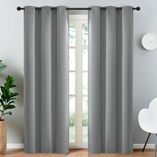 Yakamok Dove Grey Room Darking 84 Inch Length 2 Panel