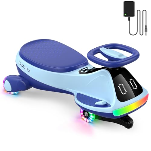 Image of Umatoll 12V Electric Wiggle Car for Kids, Birthday Gifts Toy for Age 3+