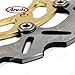 Arashi Front Rear Brake Discs Rotors for Suzuki GSX1300R Hayabusa gen 2 2008-2020 ABS 13-20 Motorcycle Replacement Accessories GSX-R 1300 GSX-R1300 GSXR 1300 GSXR1300 Gold