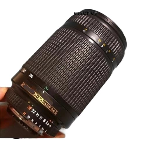 Compatible con teleobjetivo con Zoom Nikon 70 300 mm F4 5.6 D ED for cámaras DSLR de fotograma Completo y APS C