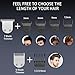 7d24hcare Beard Trimmer for Men - 5 in 1 Kit Electric Razor, Nose Hair Trimmer with LED Display, Cordless Mustache Body Face Grooming Kit, Waterproof Rechargeable Beard Shaver