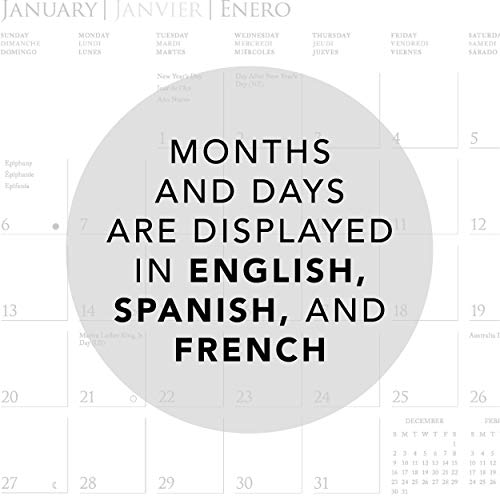 GRAPHIQUE DE FRANCE: Passport to the World 2020 Mini Wall Ca - Image 5