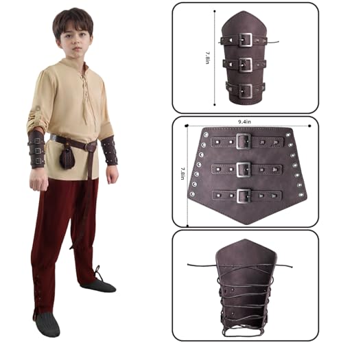 Disfraz medieval infantil pirata con camisa y pantalón miniatura 3