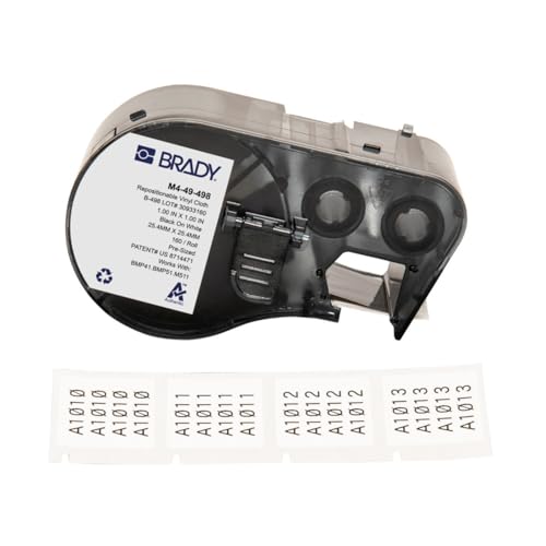 Etiquetas autoadhesivas reposicionables Brady M4-49-498 en vinilo azul