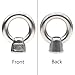 Qlvily 4 Packs 316 Stainless Steel Lifting Eye Nut 1/2