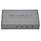 Digitaler Optischer Audio-Umschalter 3x1, 3 Ports SPDIF Toslink Switch Box mit Fernbedienung, Unterstützt AC3/HDCD/THX/PCM, für TV, PC, für PS5, für PS4, für PS3, für