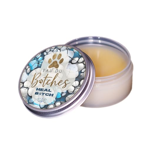Eau Du Btches - Heal, Btch Paw Balm/Butter, 2 oz - Keep Dog Paws Soft, Protected, and Moisturized - All-Natural with Shea Butter - Coconut Oil and Beeswax