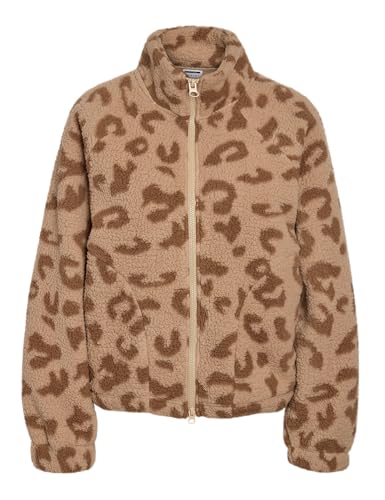Veste courte Femme NOISY MAY Nmcuddle imprimé graphique et texture doudou ultra douce