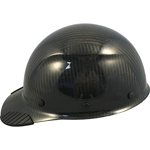 DAX Actual Carbon Fiber Cap Style Hard Hat - Matte Black - Image 3