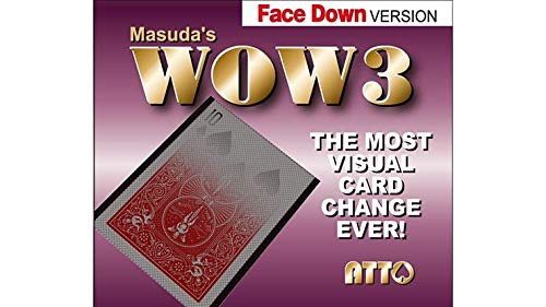 WOW 3 Face-DOWN by Katsuya Masuda, Magic Trick, Beginner, Card Trick, Close Up Magic